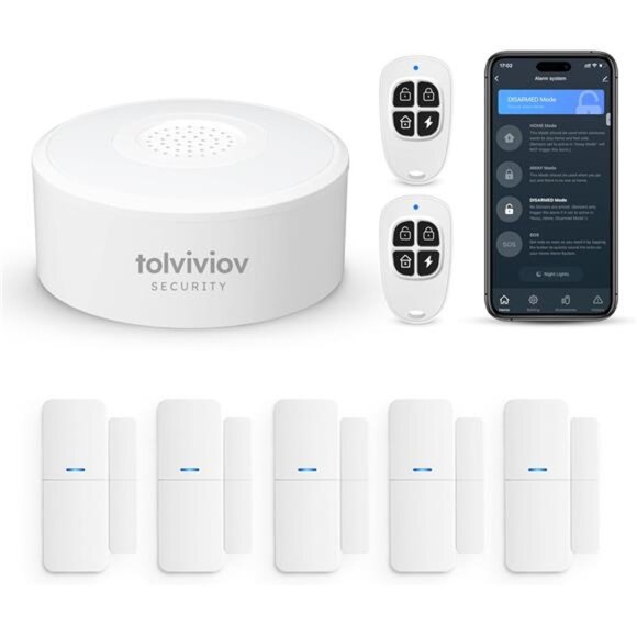 WiFi Door Alarm System, Wireless DIY Smart Home Security System, with Phone APP - Picture 1 of 7